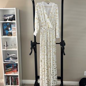 White and Gold Sunndress.